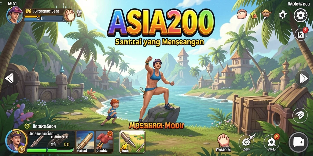 Tampilan menarik dari gameplay ASIA200 dengan level yang menantang.