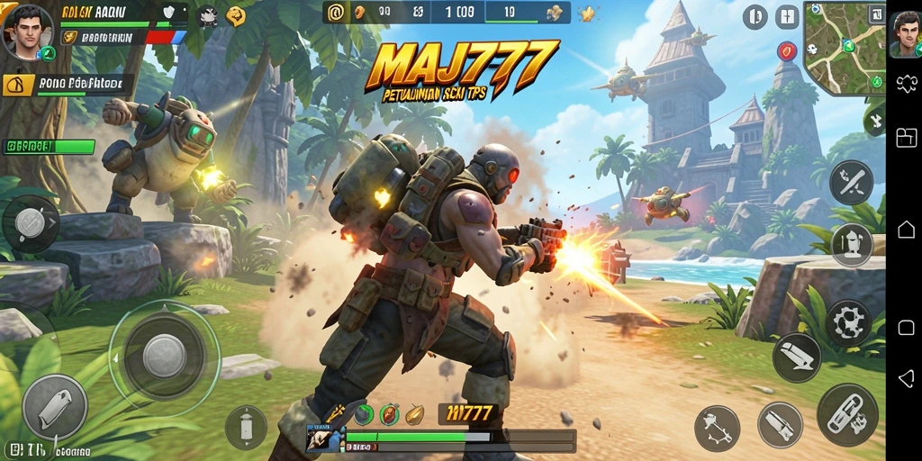 Tangkapan layar gameplay MAJ777 yang menampilkan aksi seru dalam TPS.