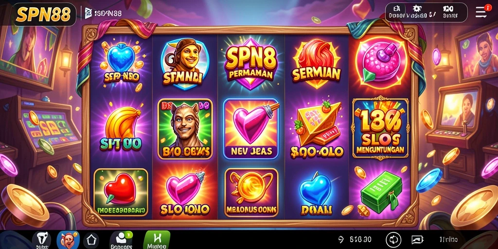 Tampilan gameplay SPN88 yang menawan dan penuh warna.